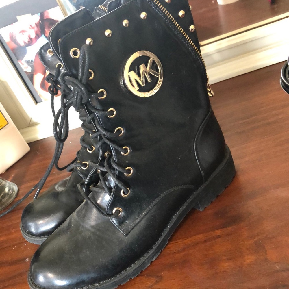 Michael Kors combat boots